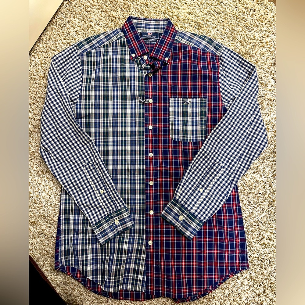 Vineyard Vines Men’s Slim Fit Tucker Button Down Dress Shirt